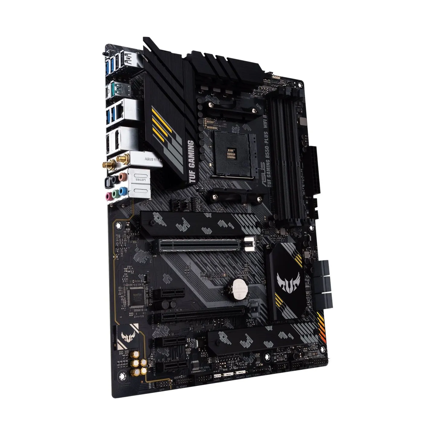 Asus | TUF GAMING B550-PLUS WIFI II | Processor family AMD | Processor socket AM4 | DDR4 DIMM | Memory slots 4 | Supported hard 