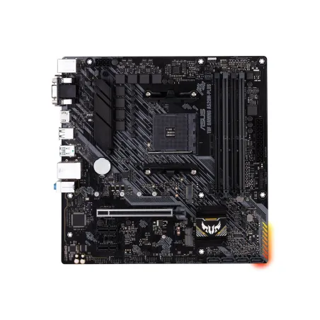 Asus | TUF GAMING A520M-PLUS | Processor family  AMD | Processor socket AM4 | DDR4 | Memory slots 4 | Supported hard disk drive 
