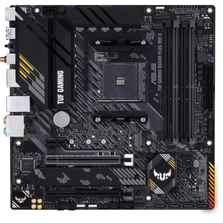 Asus | TUF GAMING B550M-PLUS WIFI II | Processor family AMD | Processor socket AM4 | DDR4 | Memory slots 4 | Chipset  B550 | mic