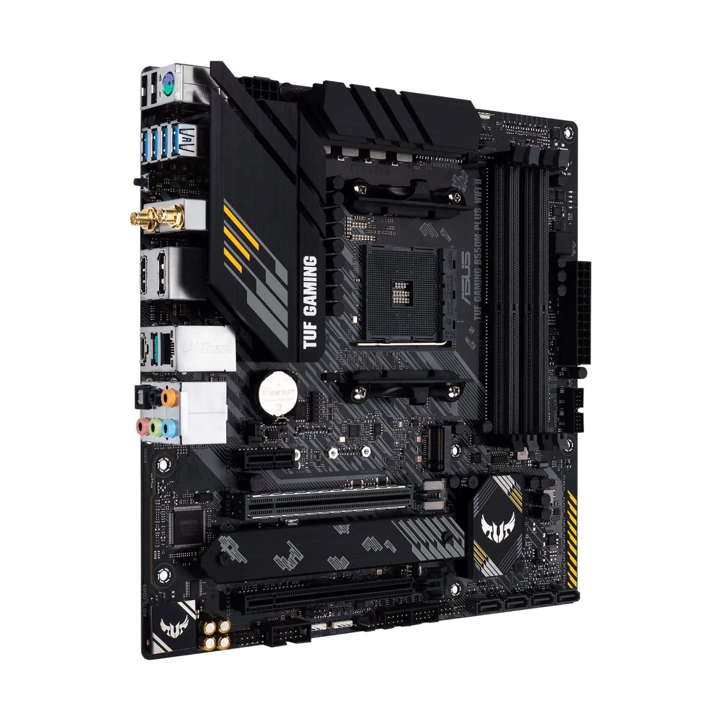 Asus | TUF GAMING B550M-PLUS WIFI II | Processor family AMD | Processor socket AM4 | DDR4 | Memory slots 4 | Chipset  B550 | mic