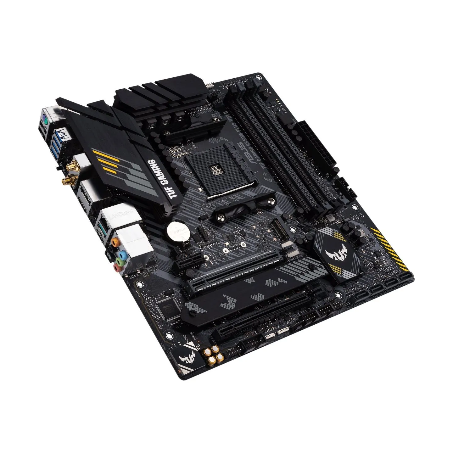 Asus | TUF GAMING B550M-PLUS WIFI II | Processor family AMD | Processor socket AM4 | DDR4 | Memory slots 4 | Chipset  B550 | mic