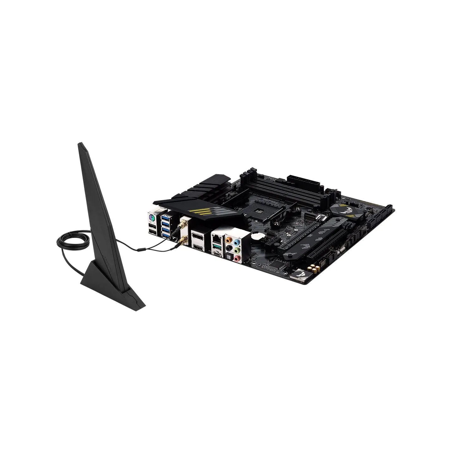 Asus | TUF GAMING B550M-PLUS WIFI II | Processor family AMD | Processor socket AM4 | DDR4 | Memory slots 4 | Chipset  B550 | mic