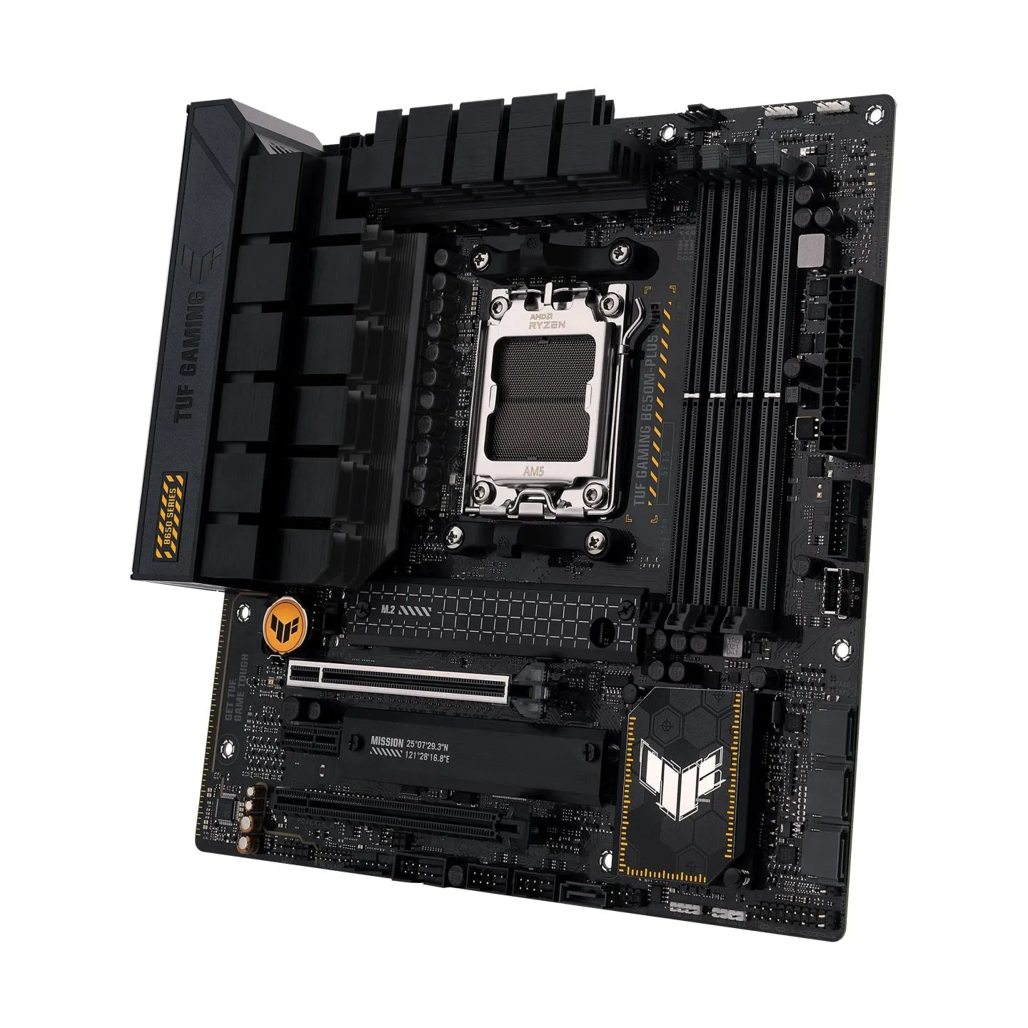 Asus | TUF GAMING B650M-PLUS WIFI | Processor family AMD | Processor socket AM5 | DDR5 DIMM | Memory slots 4 | Supported hard di