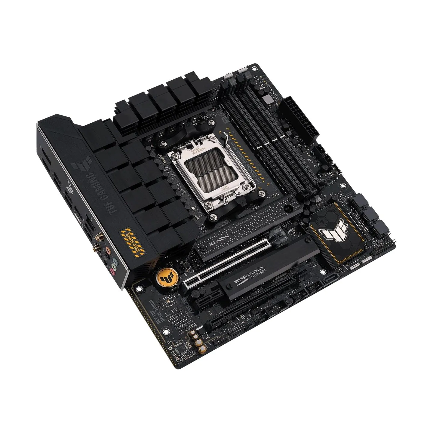 Asus | TUF GAMING B650M-PLUS WIFI | Processor family AMD | Processor socket AM5 | DDR5 DIMM | Memory slots 4 | Supported hard di