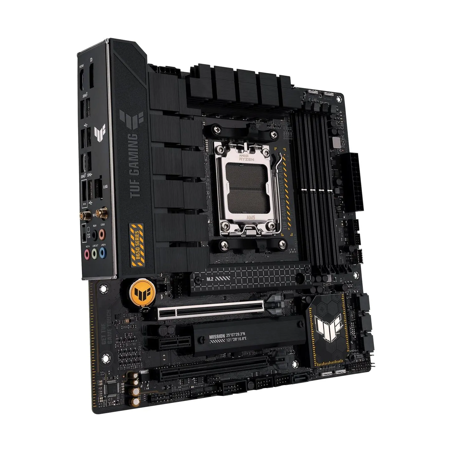 Asus | TUF GAMING B650M-PLUS WIFI | Processor family AMD | Processor socket AM5 | DDR5 DIMM | Memory slots 4 | Supported hard di