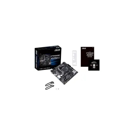 Asus | PRIME A520M-K | Processor family AMD | Processor socket AM4 | DDR4 | Memory slots 2 | Supported hard disk drive interface