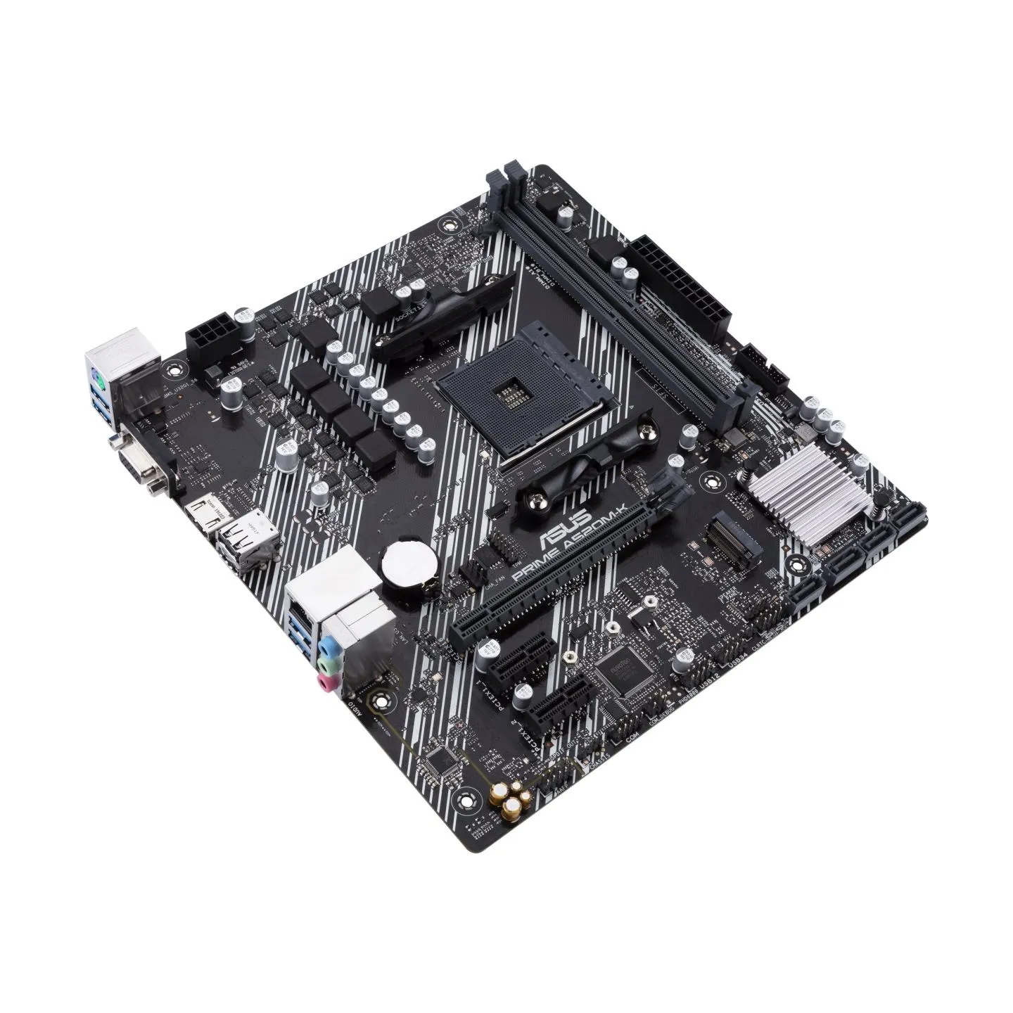 Asus | PRIME A520M-K | Processor family AMD | Processor socket AM4 | DDR4 | Memory slots 2 | Supported hard disk drive interface