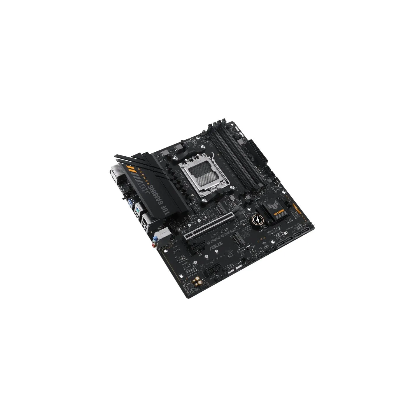 Asus | TUF GAMING A620M-PLUS | Processor family AMD | Processor socket AM5 | DDR5 DIMM | Memory slots 4 | Supported hard disk dr