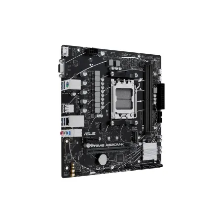 Asus | PRIME A620M-K | Processor family AMD | Processor socket AM5 | DDR5 DIMM | Memory slots 2 | Supported hard disk drive inte