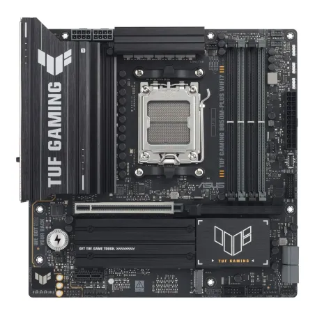 Asus TUF GAMING B850M-PLUS WIFI7 | Processor family AMD | Processor socket AM5 | DDR5 | Supported hard disk drive interfaces SAT