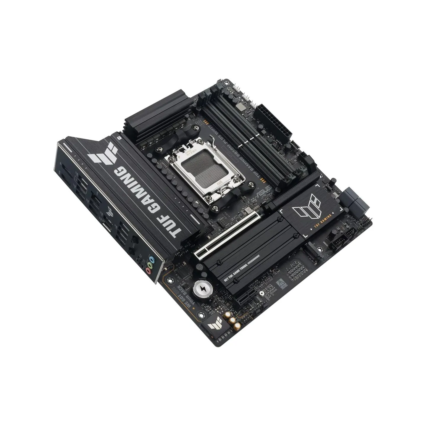 Asus TUF GAMING B850M-PLUS WIFI7 | Processor family AMD | Processor socket AM5 | DDR5 | Supported hard disk drive interfaces SAT