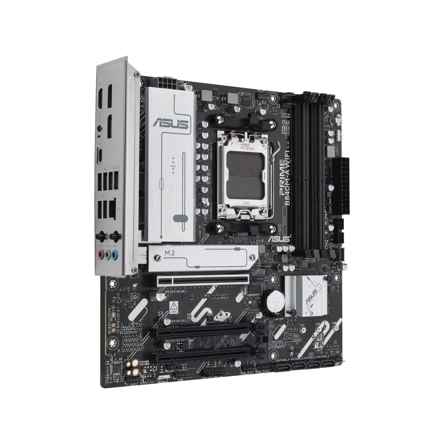 Asus PRIME B840M-A WIFI | Processor family AMD | Processor socket AM5 | DDR5 SDRAM | Supported hard disk drive interfaces SATA, 