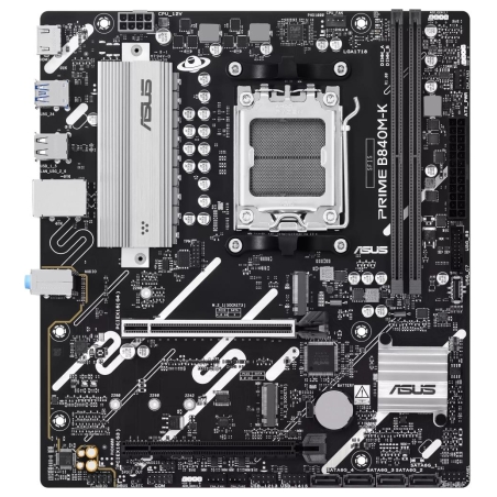 Asus PRIME B840M-K | Processor family AMD | Processor socket AM5 | DDR5 | Supported hard disk drive interfaces SATA, M.2 | Numbe