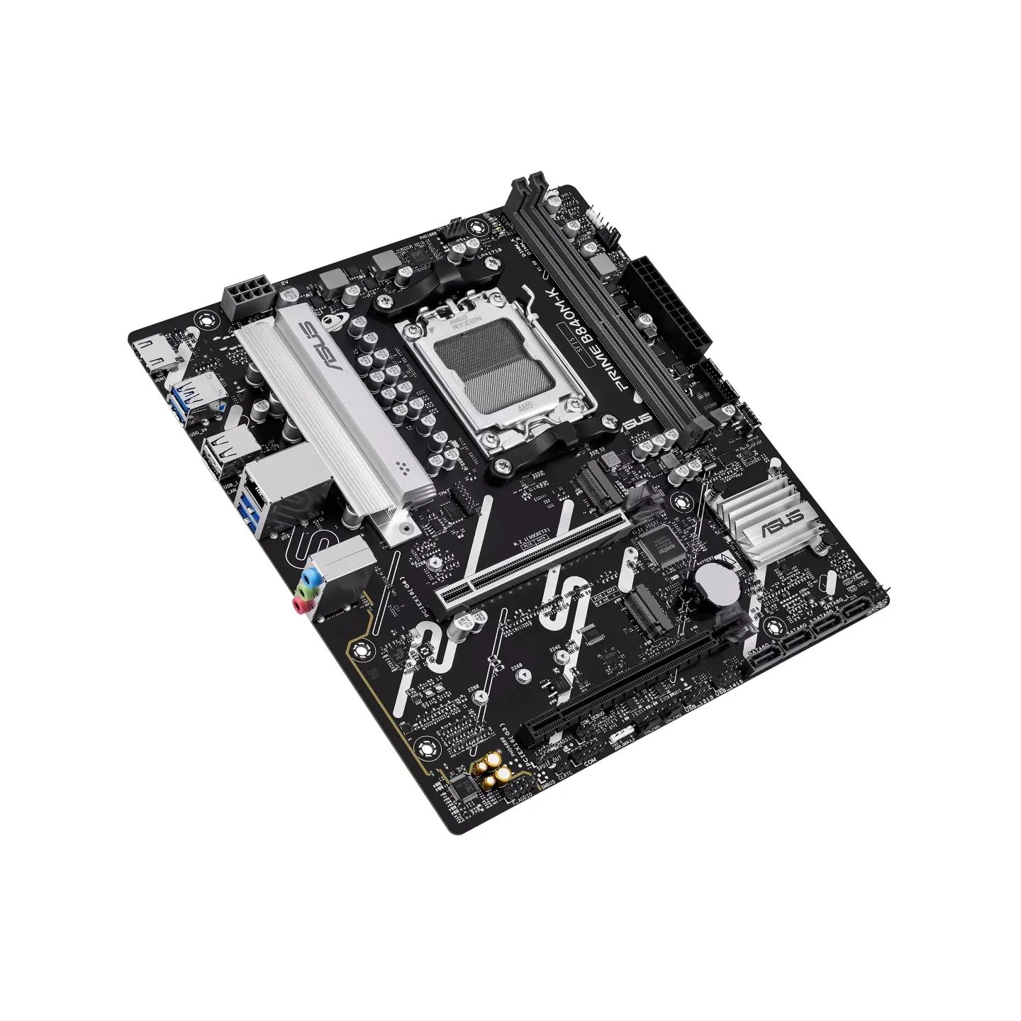 Asus PRIME B840M-K | Processor family AMD | Processor socket AM5 | DDR5 | Supported hard disk drive interfaces SATA, M.2 | Numbe