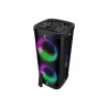 Sven Portable speaker SVEN PS-930, black, power output 2x75W (RMS), TWS, Bluetooth, FM, USB, microSD, LED-display, lithium batte