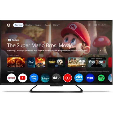 Sharp | 43HR7265E | 43 | Smart TV | Google TV | Black