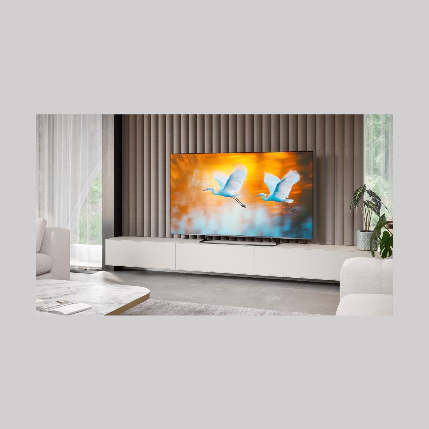 Sharp 4K Ultra HD QLED MiniLED TV | 65JP7265E | 55 | Smart TV | Google TV | UHD