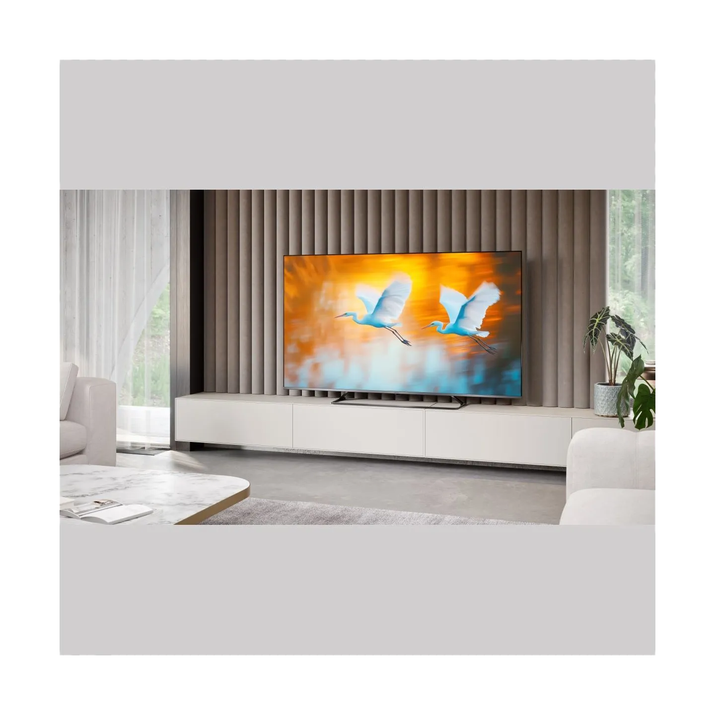 Sharp 4K Ultra HD QLED MiniLED TV | 65JP7265E | 55 | Smart TV | Google TV | UHD
