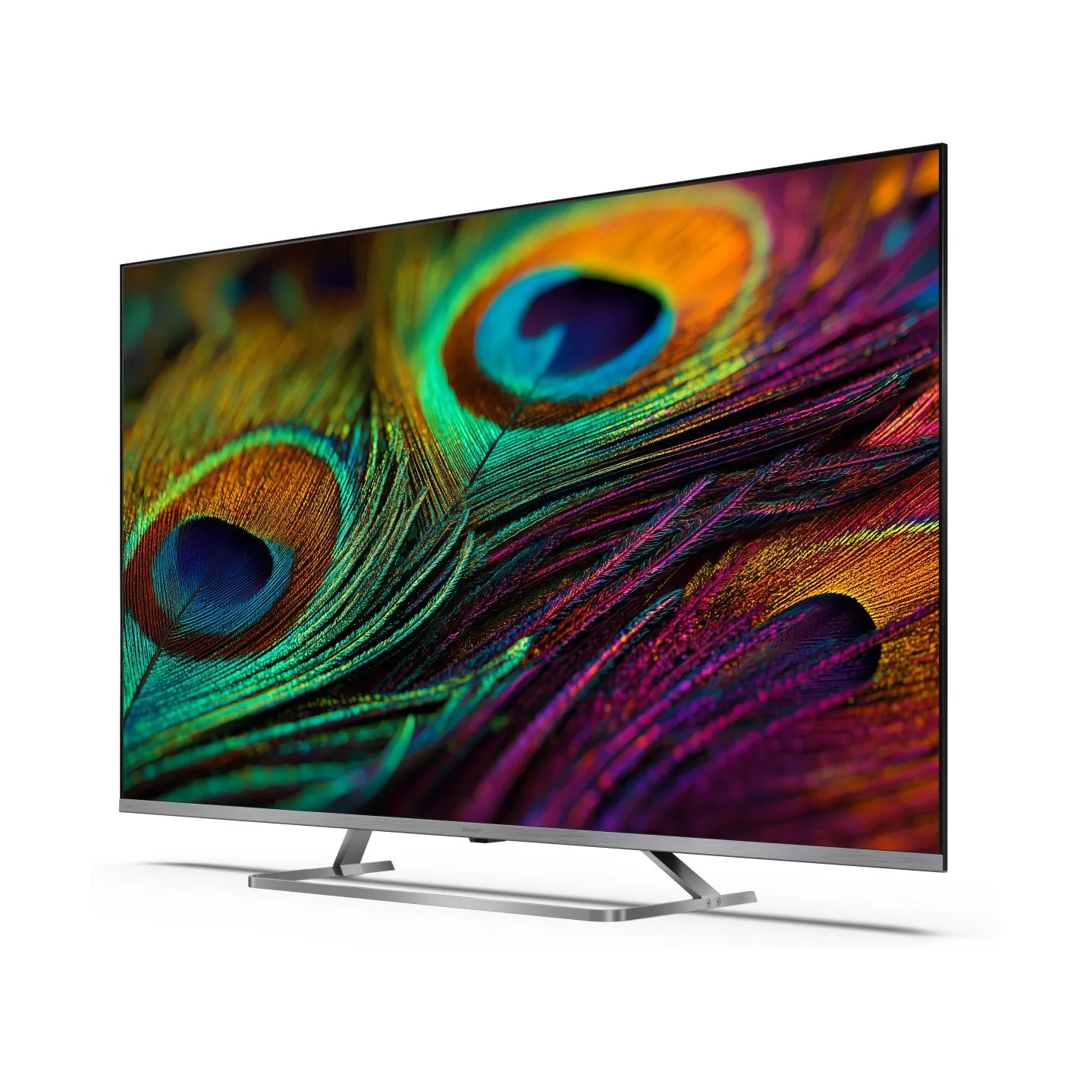 Sharp 4K QLED MiniLED TV | 50JP7265E | 50 | Smart TV | Google TV | UHD | Silver