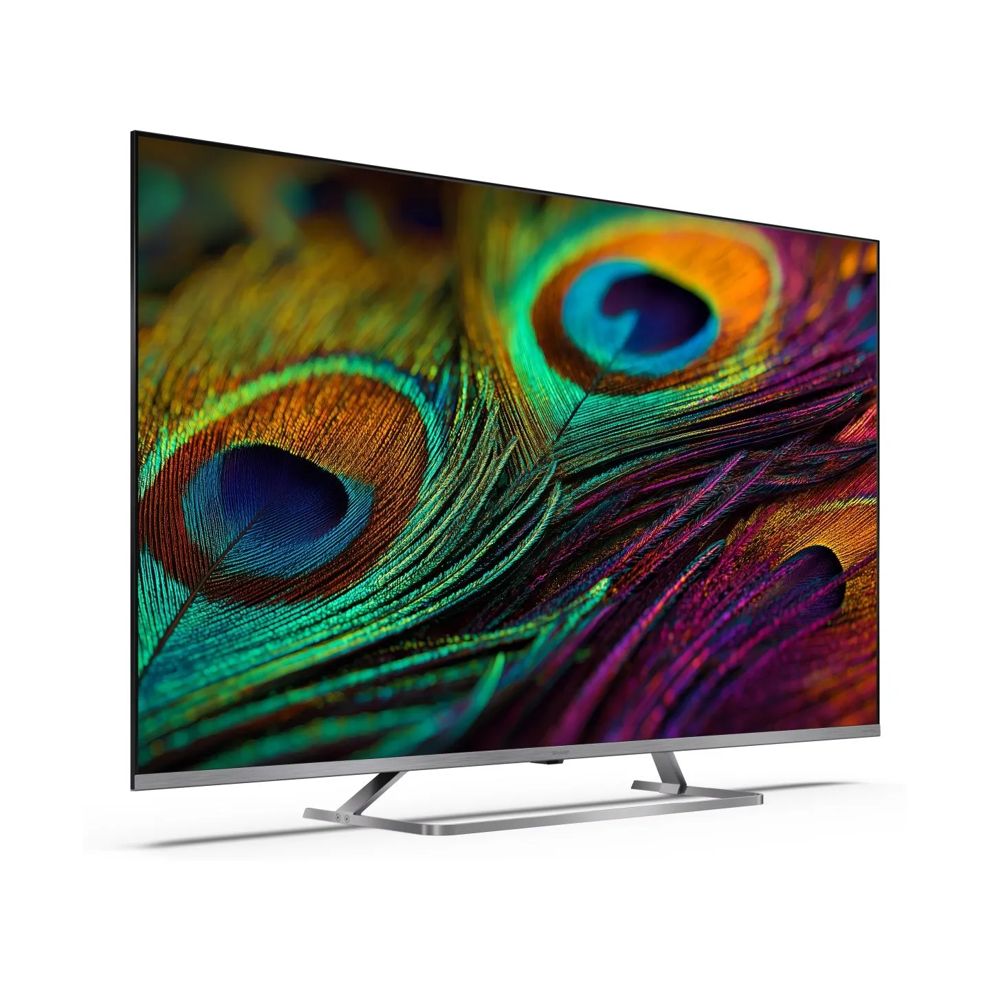 Sharp 4K QLED MiniLED TV | 50JP7265E | 50 | Smart TV | Google TV | UHD | Silver