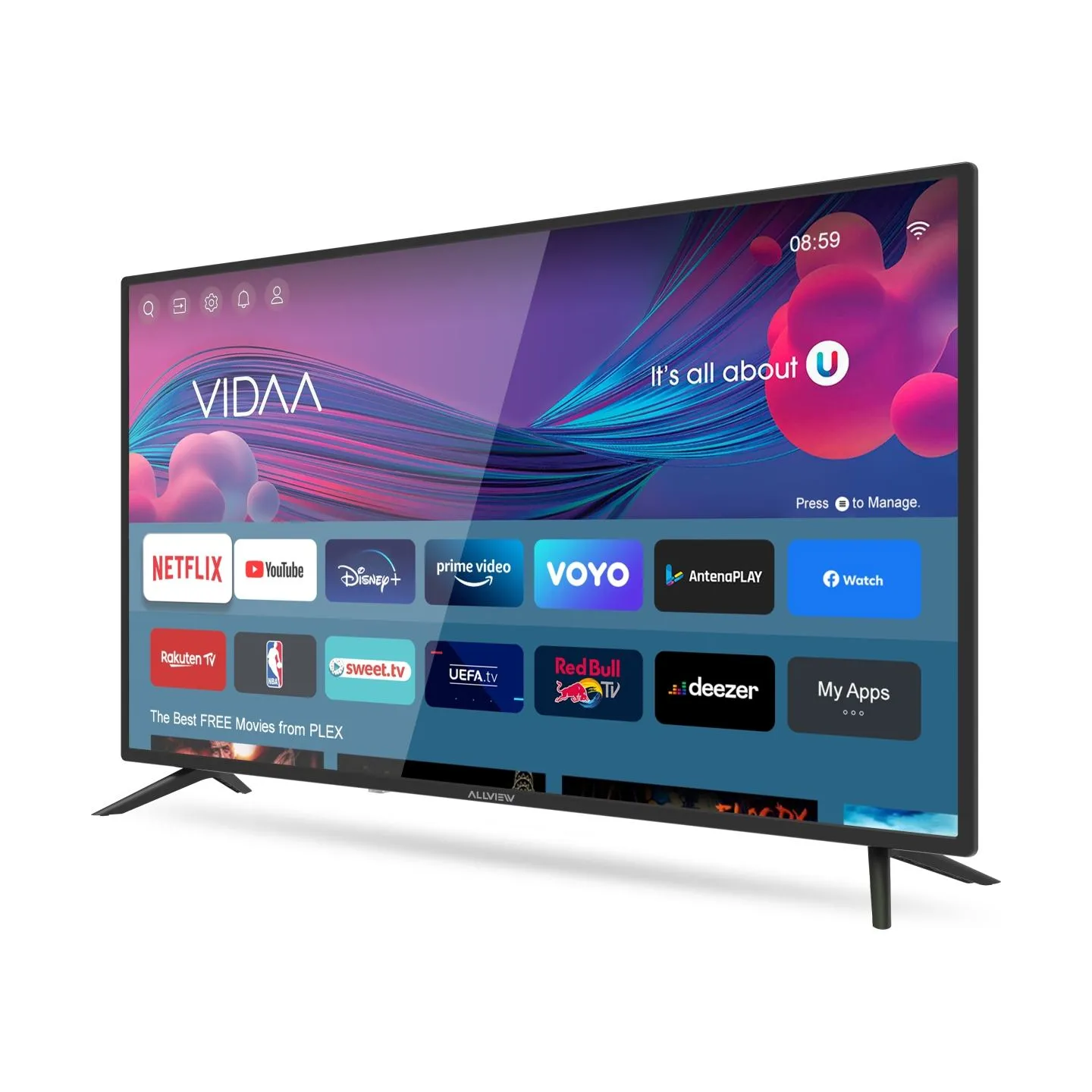 Allview 40iPlay6000-F/1 40" (101 cm) Full HD Smart LED TV | Allview | 40iPlay6000-F/1 | 40" (101 cm) | Smart TV | VIDAA | FHD | 