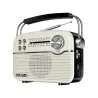 Sven Speaker SVEN SRP-500, white (3W, Bluetooth, FM/AM/SW, USB, microSD, AUX, battery)