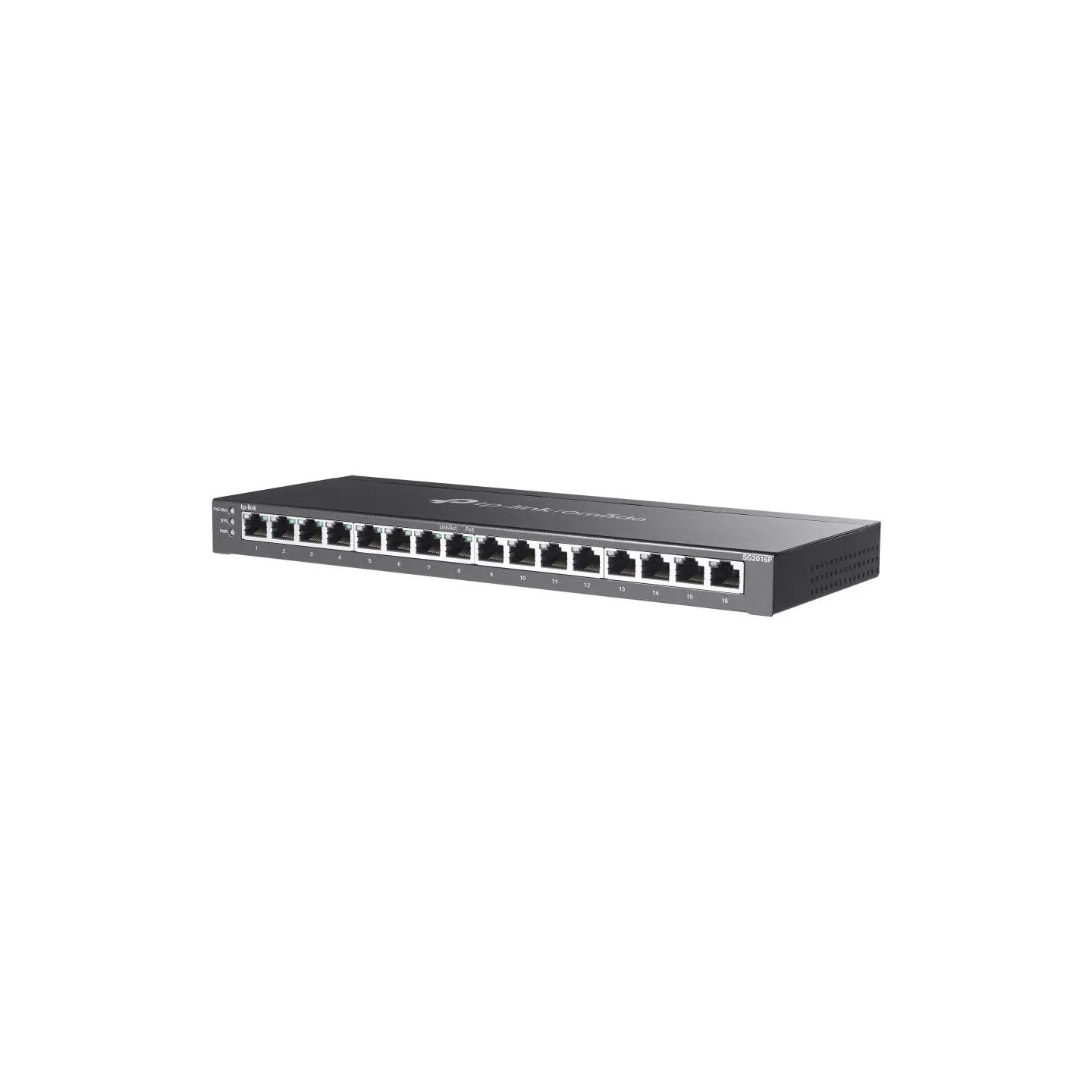 Tp-Link Switch|TP-LINK|Omada|TL-SG2016P|16x10Base-T / 100Base-TX / 1000Base-T|PoE+ ports 8|120 Watts|TL-SG2016P
