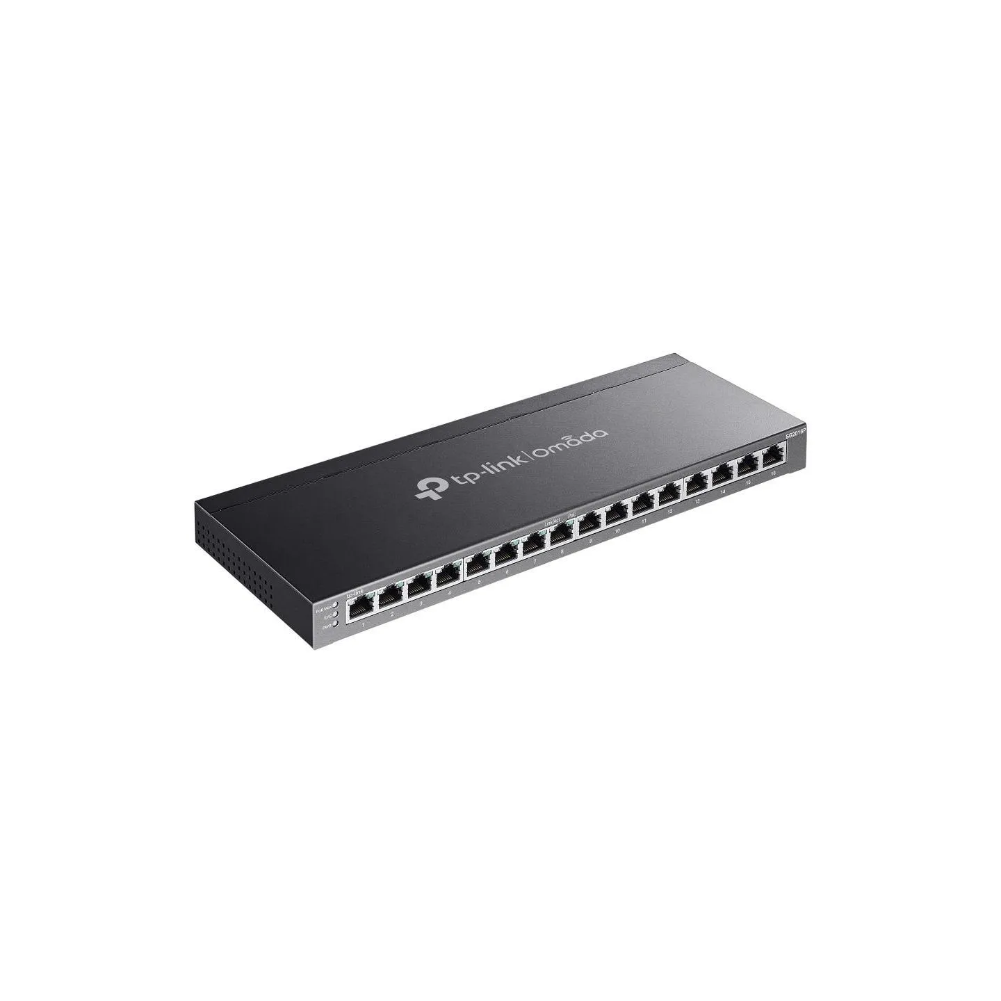 Tp-Link Switch|TP-LINK|Omada|TL-SG2016P|16x10Base-T / 100Base-TX / 1000Base-T|PoE+ ports 8|120 Watts|TL-SG2016P