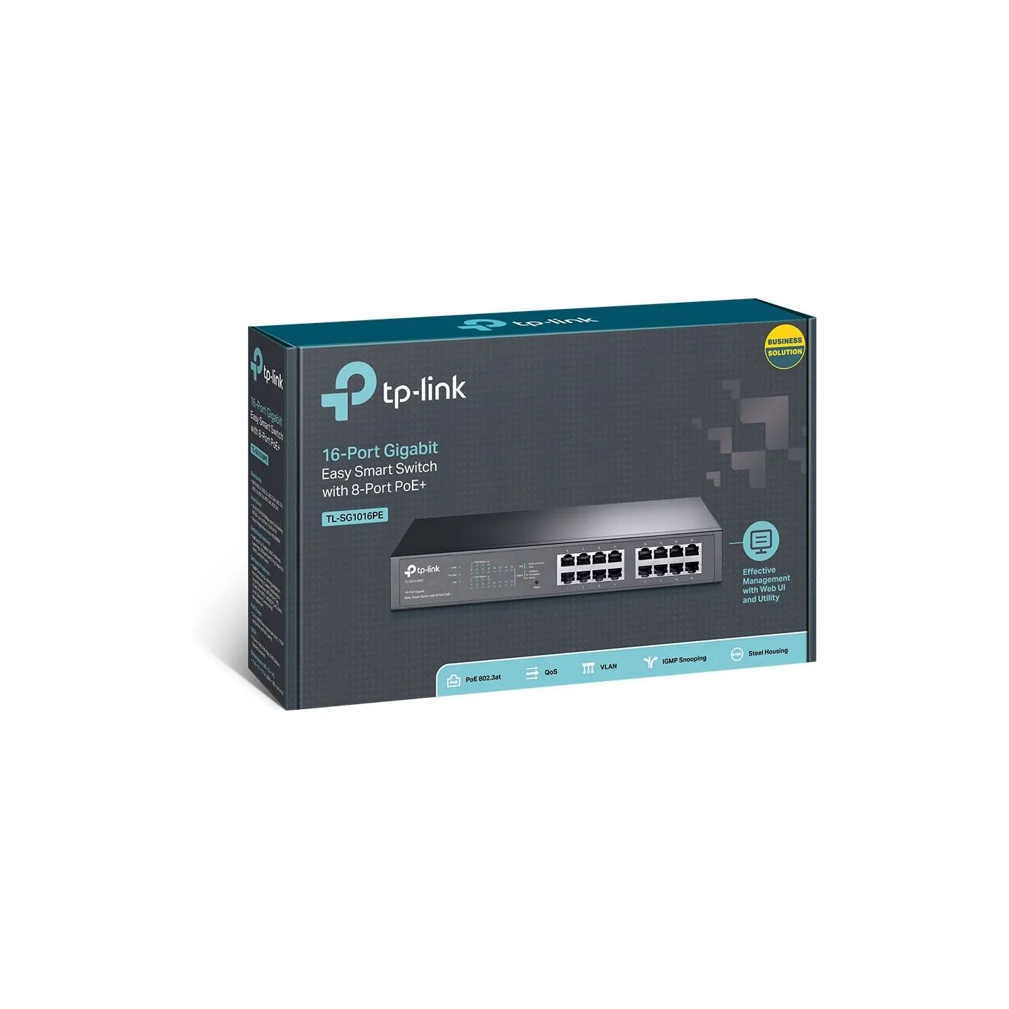 Tp-Link SG1016PE switch Smart 16x1GbE (8xPoE+)