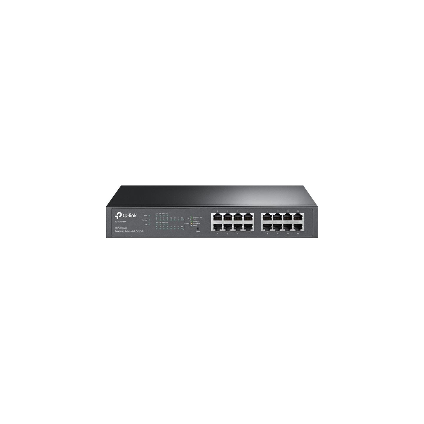 Tp-Link | Switch | TL-SG1016PE | Web Managed | Desktop/Rackmountable | Gigabit Ethernet (copper) ports quantity 16 | PoE+ ports 