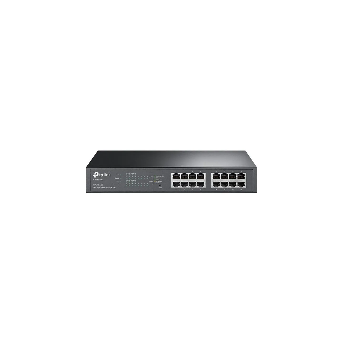 Tp-Link | Switch | TL-SG1016PE | Web Managed | Desktop/Rackmountable | Gigabit Ethernet (copper) ports quantity 16 | PoE+ ports 