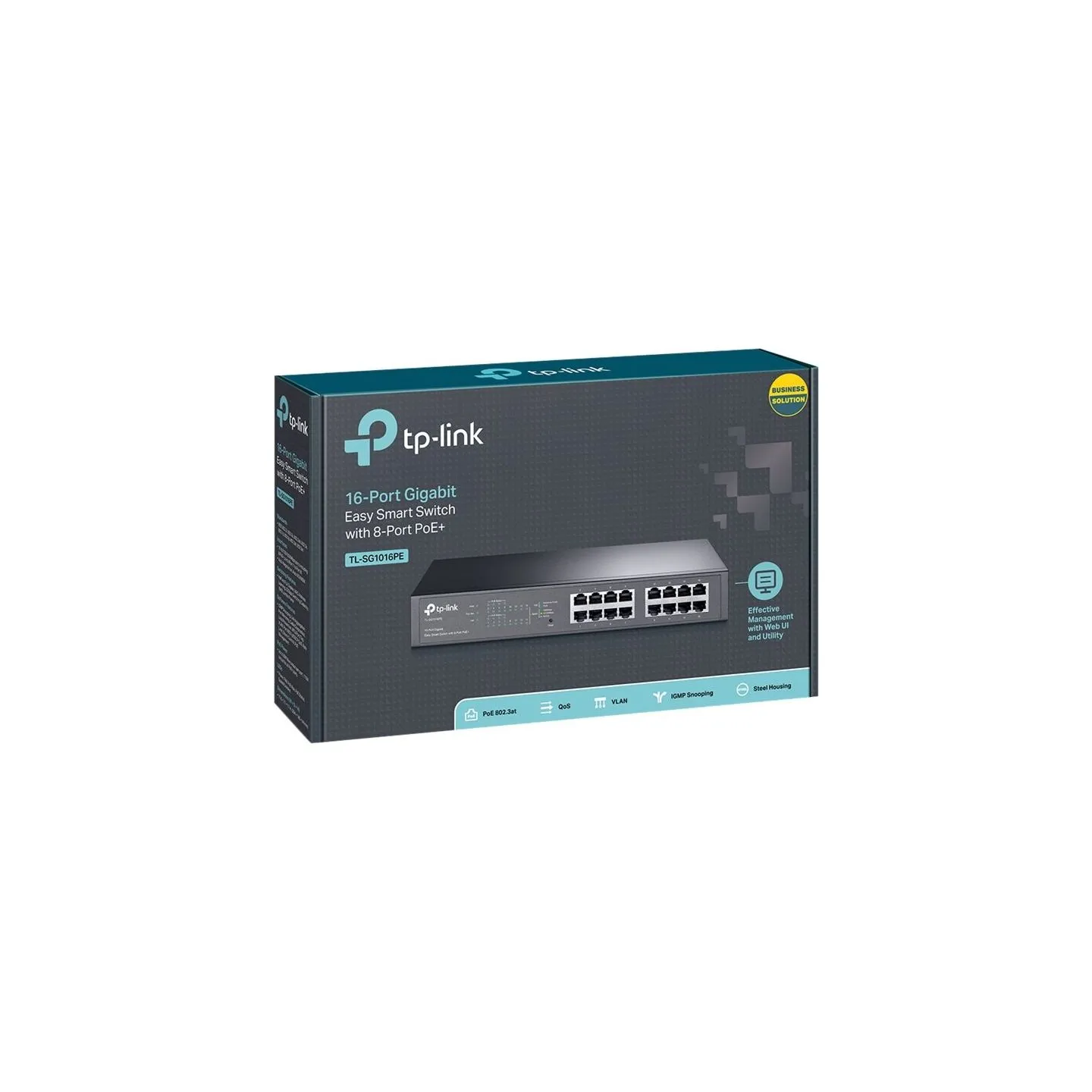Tp-Link SG1016PE switch Smart 16x1GbE (8xPoE+)