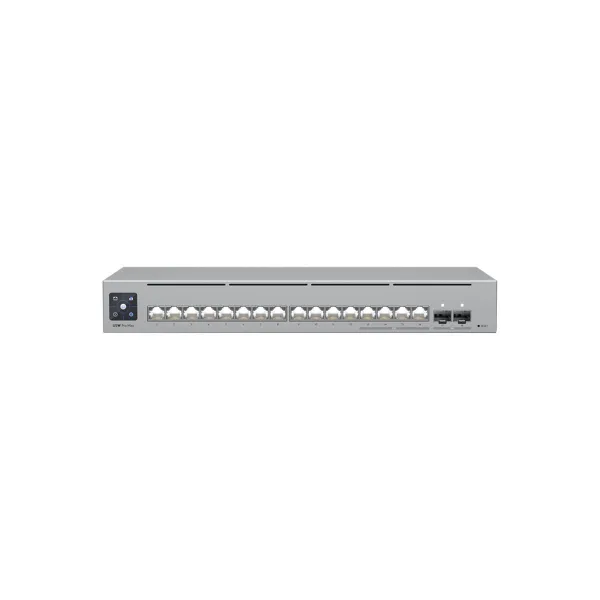 Ubiquiti 16-port, Layer 3 Etherlighting switch 2.5 GbE and versatile mounting options, 4x 2.5 GbE RJ45 ports, 12x GbE RJ45 ports