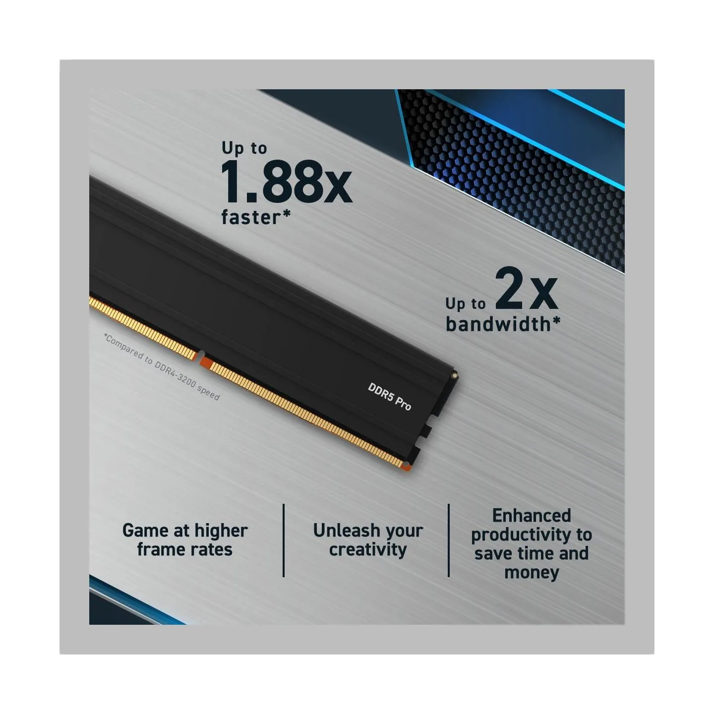 Crucial MEMORY DIMM PRO 24GB DDR5-5600/CP24G56C46U5 CRUCIAL