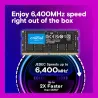 Crucial MEMORY DIMM PRO 32GB DDR5-6400/CT32G64C52CS5 CRUCIAL