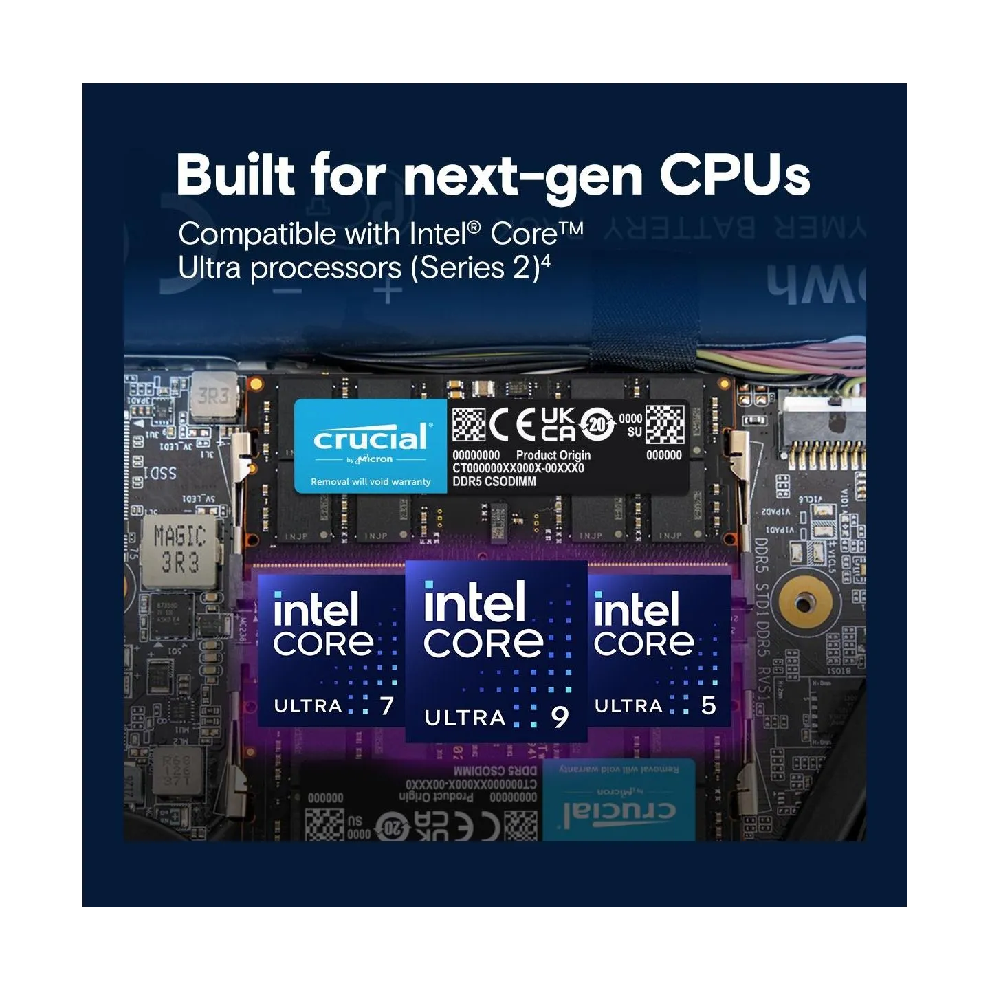 Crucial MEMORY DIMM PRO 32GB DDR5-6400/CT32G64C52CS5 CRUCIAL