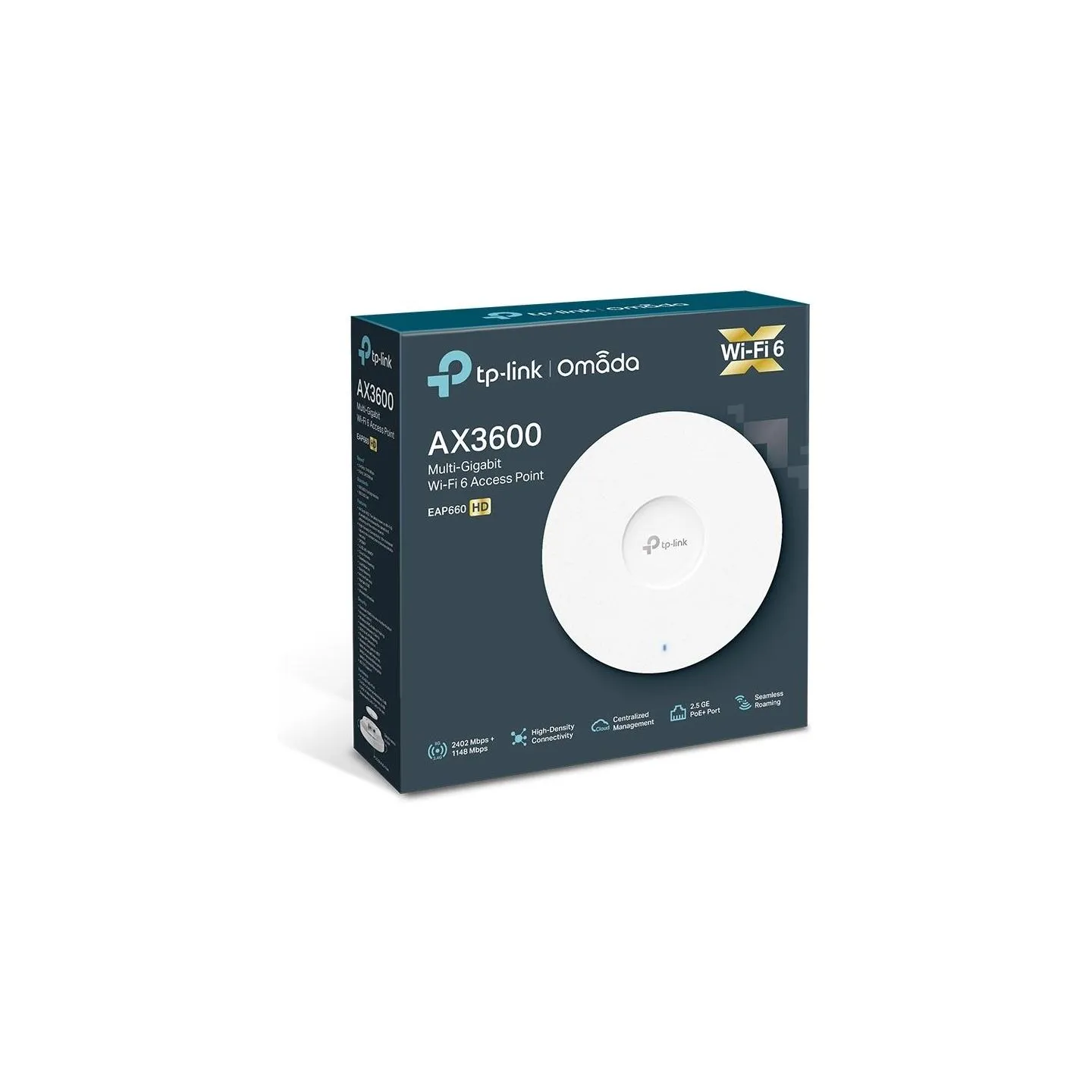 Tp-Link Access Point EAP660 HD AP 2.5 Gb PoE AX3600