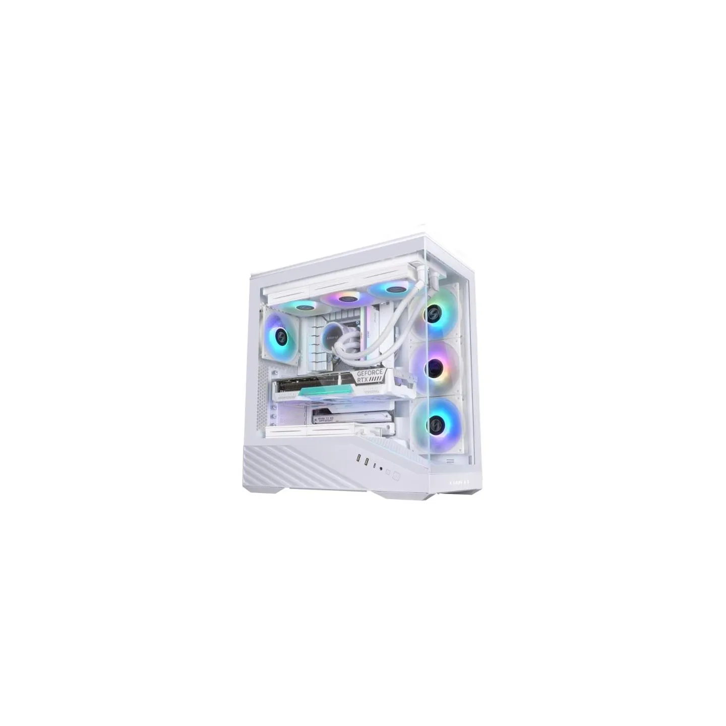 Lian Li Case|LIAN LI|ATX/micro ATX/Mini-ITX/EATX|White|Midi Tower|PC|G99.V100RW.01