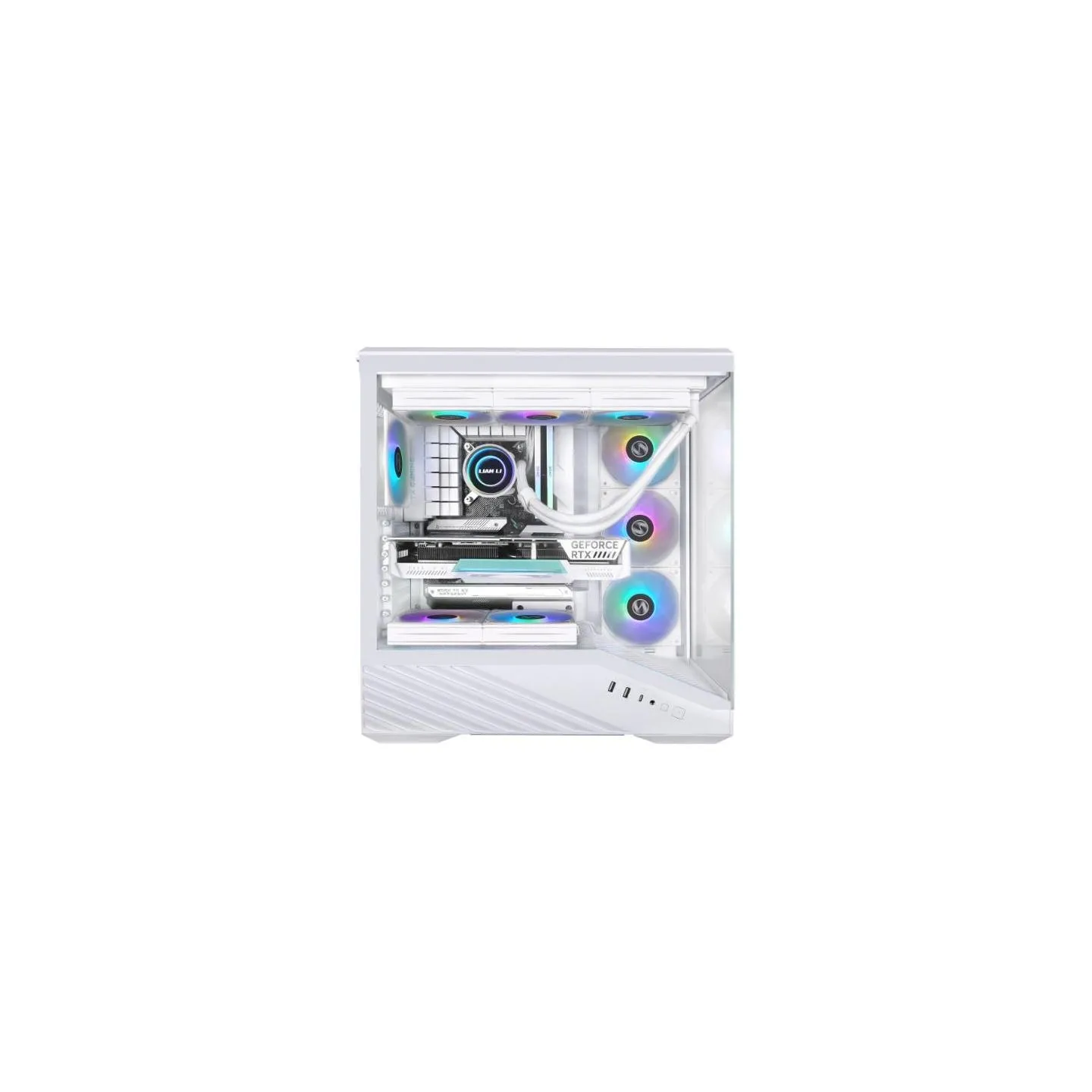 Lian Li Case|LIAN LI|ATX/micro ATX/Mini-ITX/EATX|White|Midi Tower|PC|G99.V100RW.01