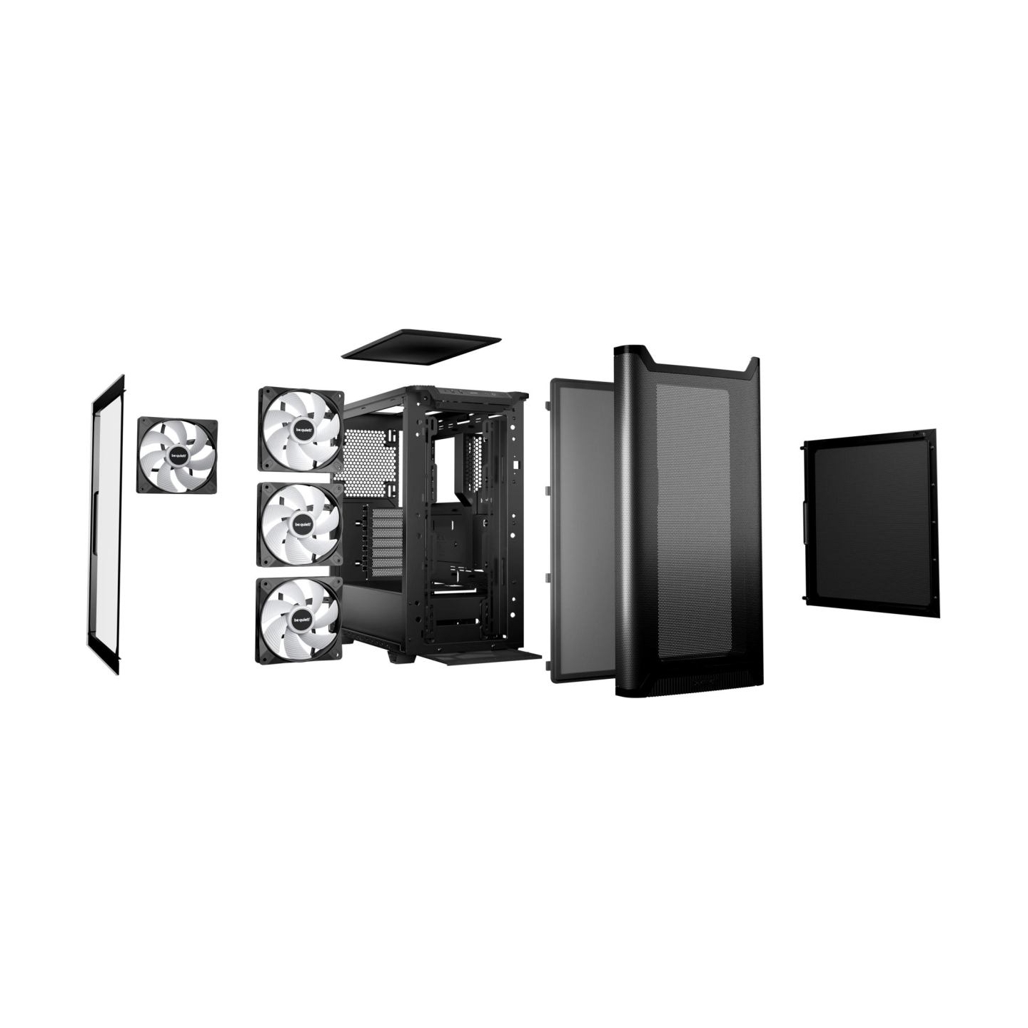 Be Quiet Case|BE QUIET|PURE BASE 501 DX|MidiTower|Case product features Transparent panel|Not included|ATX|MicroATX|MiniITX|Colo