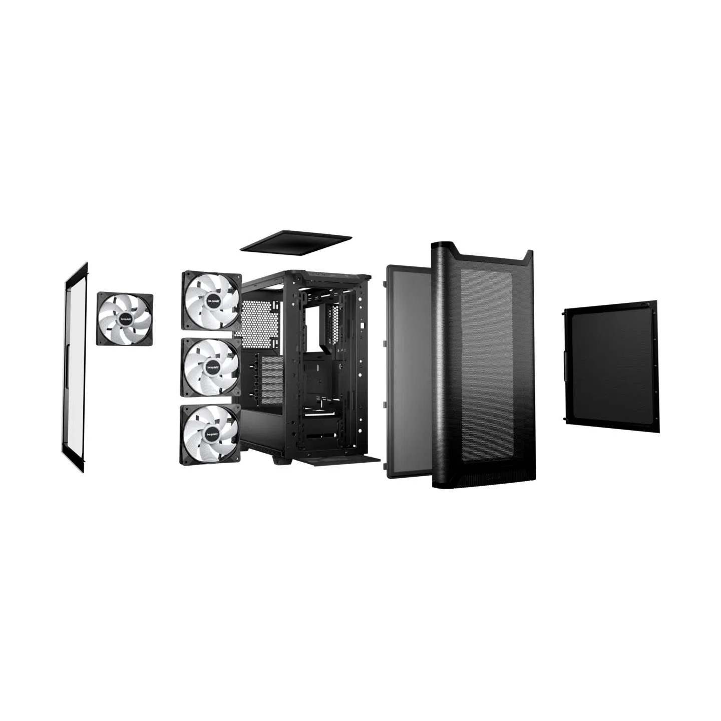 Be Quiet Case|BE QUIET|PURE BASE 501 DX|MidiTower|Case product features Transparent panel|Not included|ATX|MicroATX|MiniITX|Colo