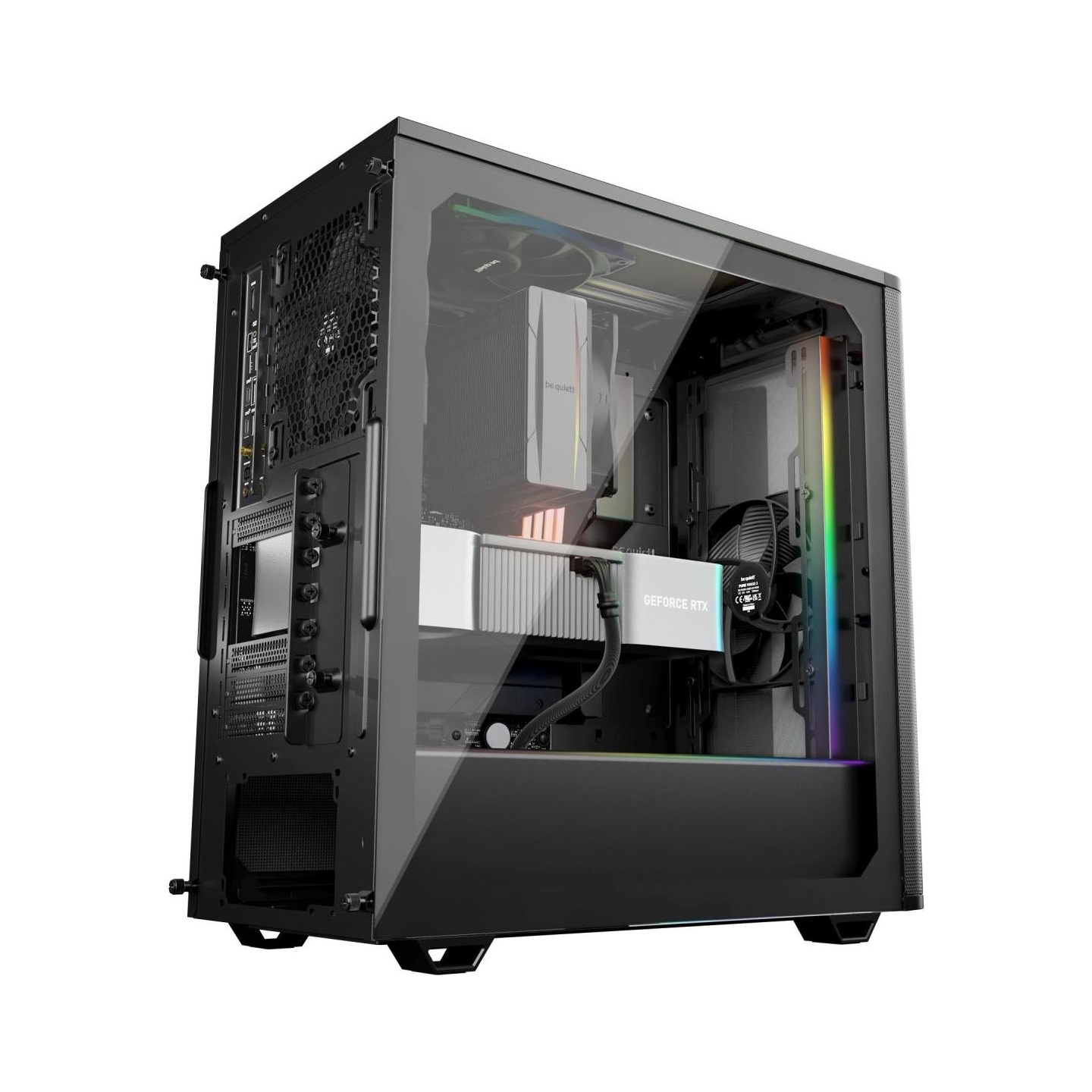 Be Quiet Case|BE QUIET|PURE BASE 501 DX|MidiTower|Case product features Transparent panel|Not included|ATX|MicroATX|MiniITX|Colo