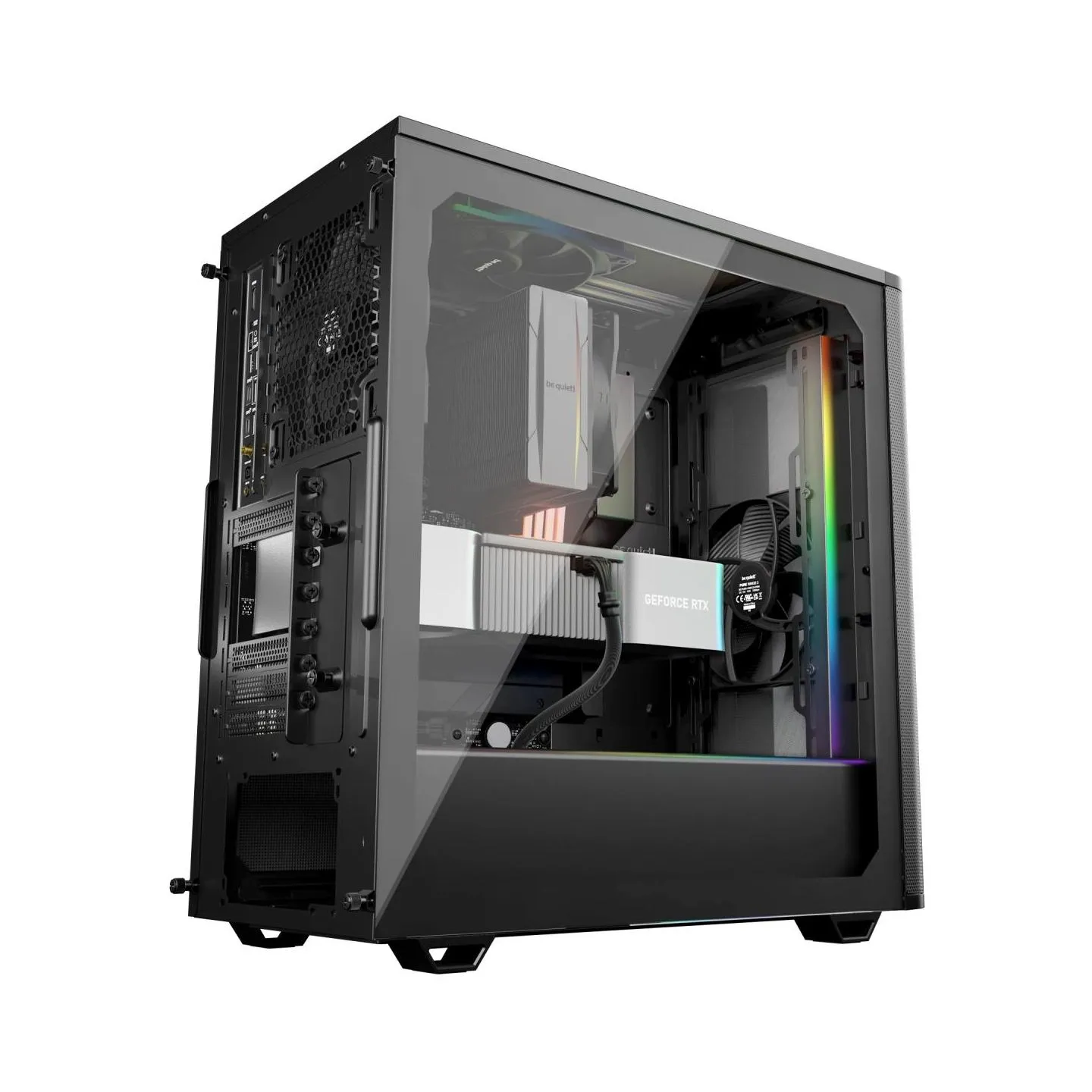 Be Quiet Case|BE QUIET|PURE BASE 501 DX|MidiTower|Case product features Transparent panel|Not included|ATX|MicroATX|MiniITX|Colo