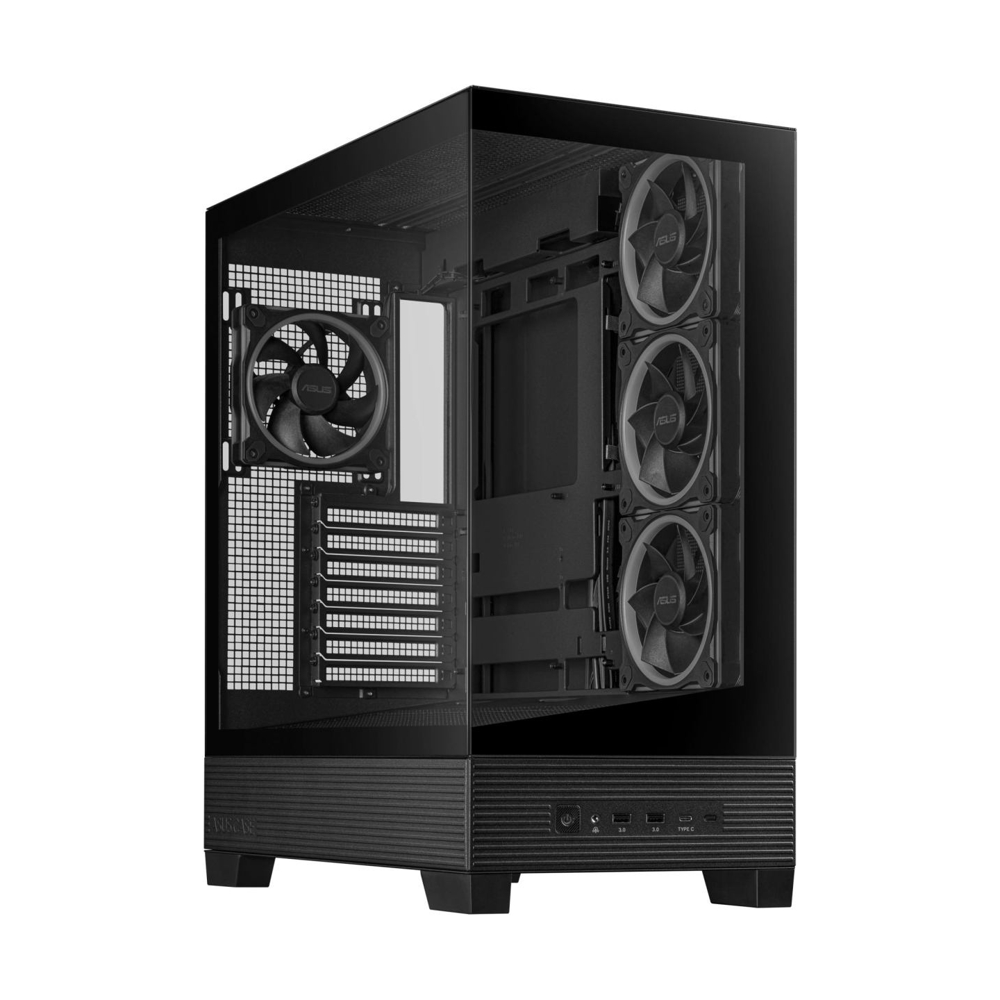 Asus Case|ASUS|ASUS A31 PLUS Case|MidiTower|Case product features Transparent panel|ATX|BTX|MicroATX|MiniITX|Colour Black|A31PLU
