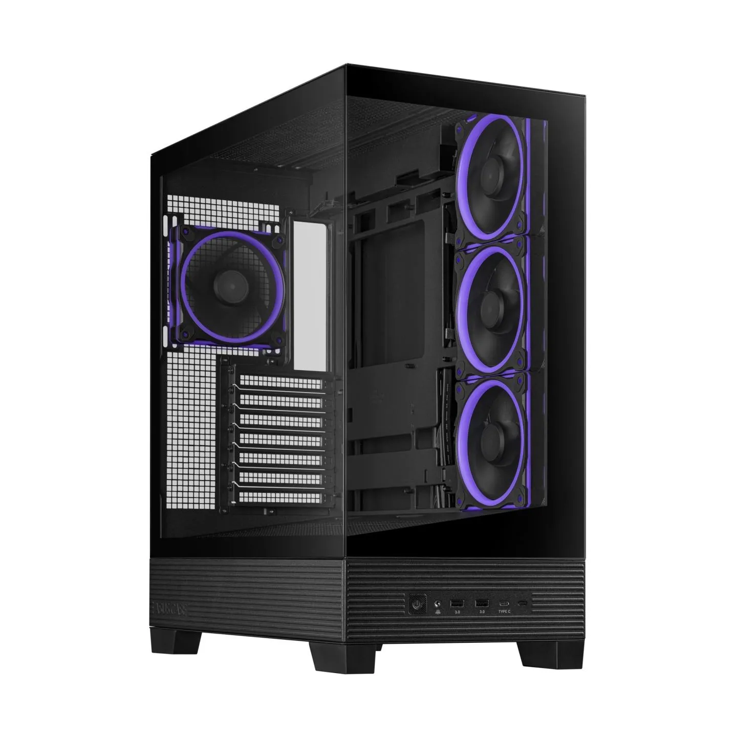 Asus Case|ASUS|ASUS A31 PLUS Case|MidiTower|Case product features Transparent panel|ATX|BTX|MicroATX|MiniITX|Colour Black|A31PLU