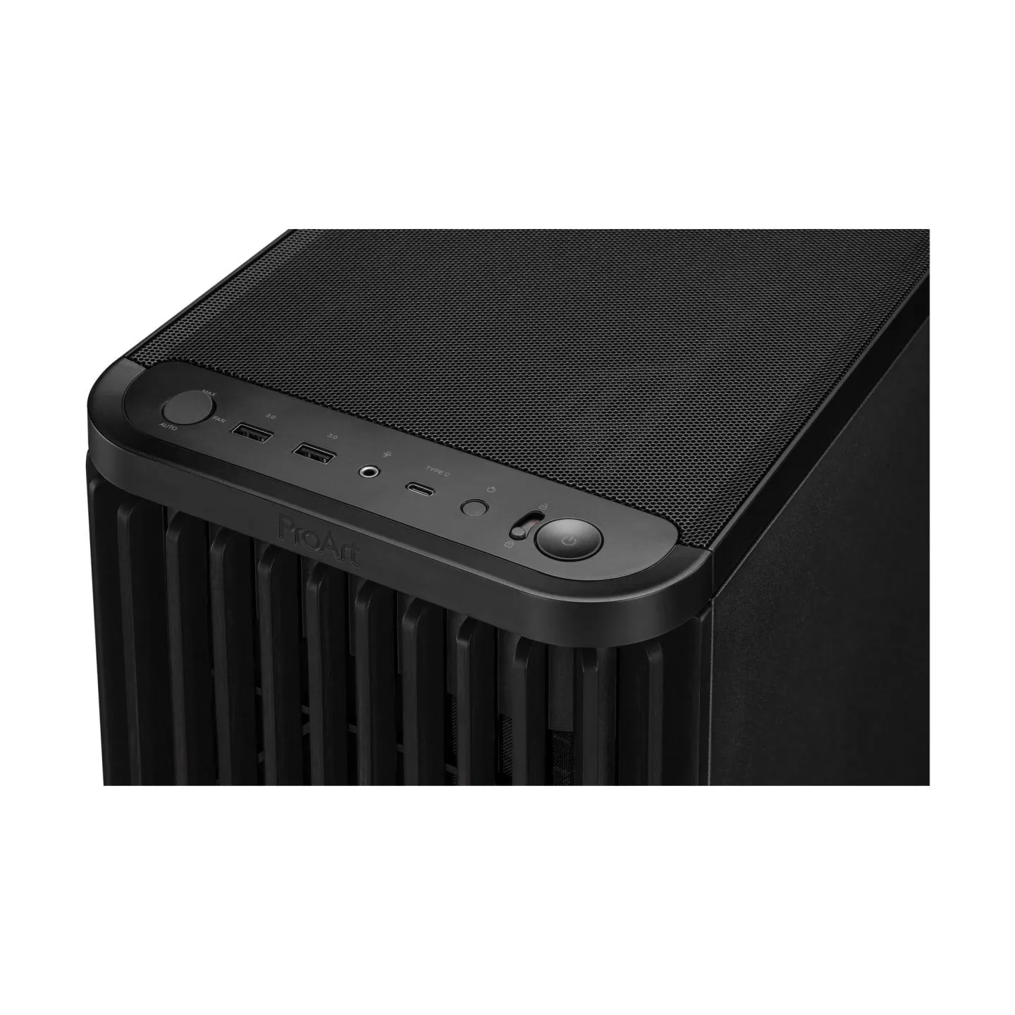 Asus Case|ASUS|ProArt PA401 Wood Edition - Tempered Glass Panel|MidiTower|Case product features Transparent panel|Not included|A