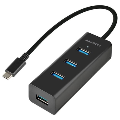 Axagon HUE-S2C 4x USB3.0 Charging Hub, MicroUSB Charging Connector, Type-C