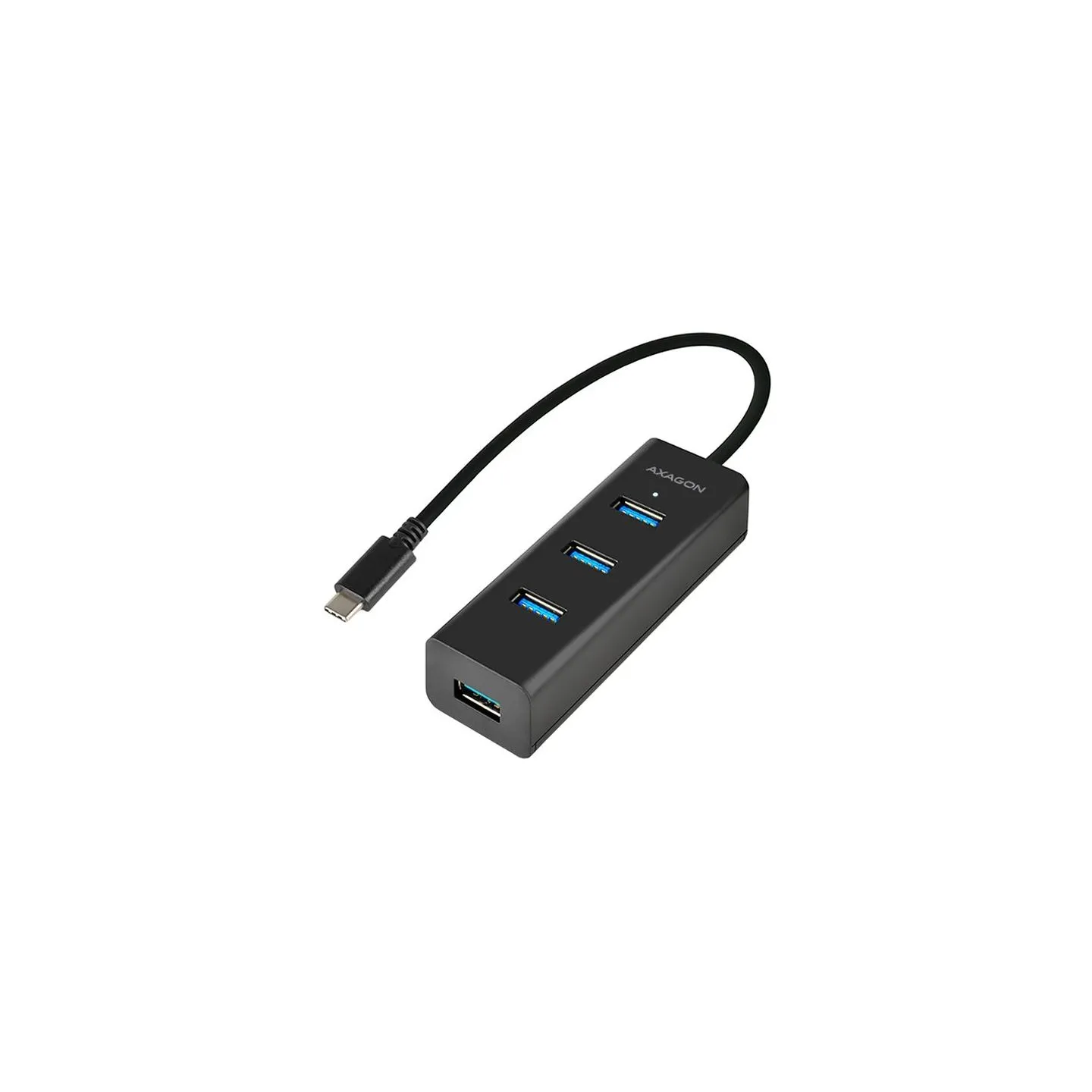Axagon HUE-S2C 4x USB3.0 Charging Hub, MicroUSB Charging Connector, Type-C