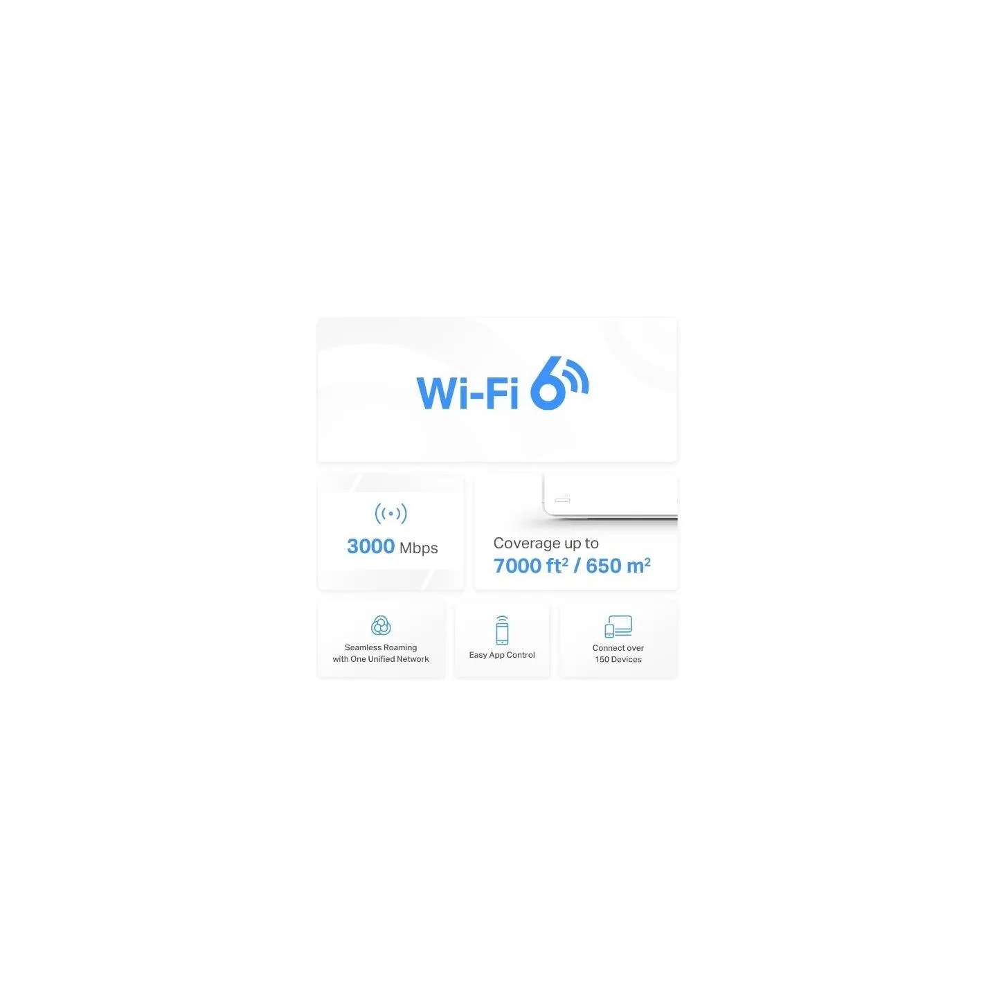 Mercusys Wireless Router|MERCUSYS|Wireless Router|3-pack|3000 Mbps|Mesh|3x10/100/1000M|HALOH80X(3-PACK)