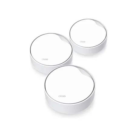 Tp-Link Wireless Router|TP-LINK|Wireless Router|3-pack|3000 Mbps|Mesh|Wi-Fi 6|1x10/100/1000M|1x2.5GbE|DHCP|DECOX50-POE(3-PACK)
